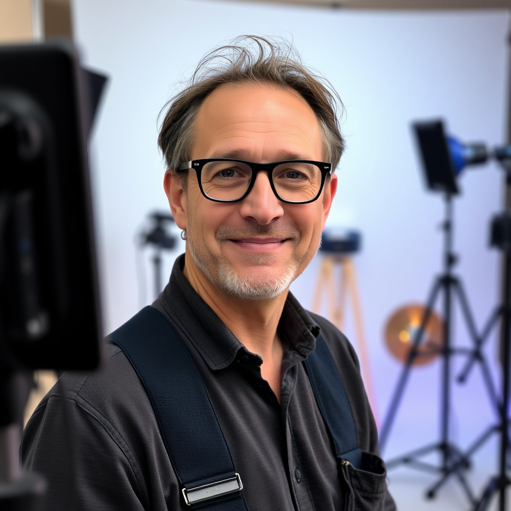 Senior director in a creative studio setting